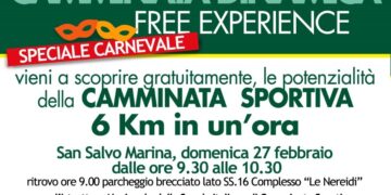 In forma a Carnevale con la camminata dinamica di “Cammini & Benessere”