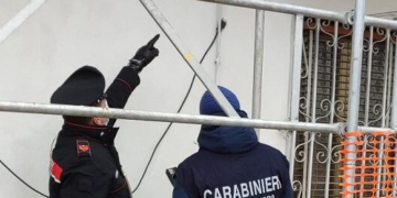 Sicurezza sul lavoro, carabinieri sospendono l’attività di un cantiere