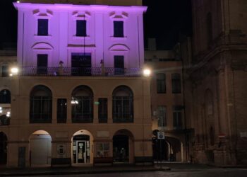 Il municipio si colora di viola per la Giornata Internazionale dell’Epilessia