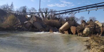 Crolla il ponte Guastacconcio a Paglieta, era chiuso da dicembre 2021