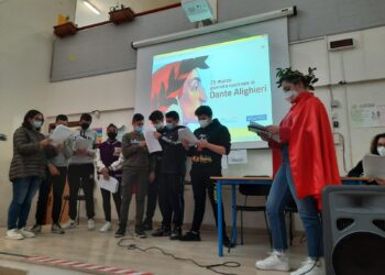 «Educare ai diritti umani per costruire un mondo migliore»: gli studenti dell’ITE “Spataro” celebrano Dante e il suo “messaggio” di pace