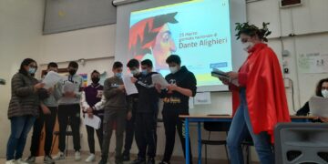 «Educare ai diritti umani per costruire un mondo migliore»: gli studenti dell’ITE “Spataro” celebrano Dante e il suo “messaggio” di pace