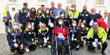 I volontari di Casalbordino e Paglieta in udienza da Papa Francesco: «Il vostro è un contributo prezioso per costruire la pace»