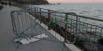 Vasto Marina, il lungomare “friabile” torna a dare segni di cedimento