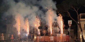 Incendiato questa sera il Carnevale di “Ciccillo”