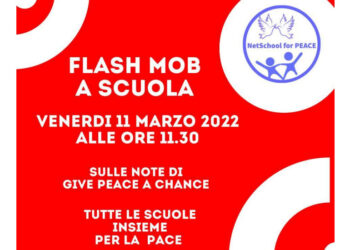 “Diamo una mano alla pace”: questa mattina il flashmob della “D’Annunzio”