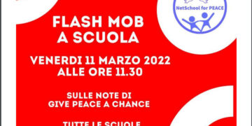 “Diamo una mano alla pace”: questa mattina il flashmob della “D’Annunzio”