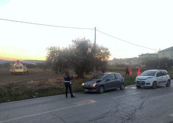 Tamponamento a catena, automobilista trasportato a Pescara in eliambulanza