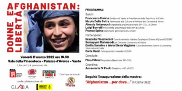 “Afghanistan: Donna è libertà”, al d’Avalos si celebra il coraggio delle donne afghane