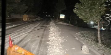 Nevicate nell’entroterra: oggi scuole chiuse in molti Comuni