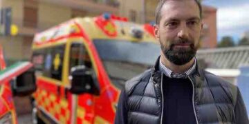 Le ambulanze della Croce Gialla pronte a partire in aiuto dei bimbi ucraini feriti dal conflitto