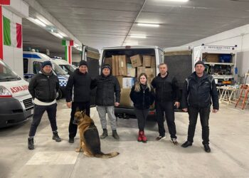 Il cuore dei vastesi per l’accoglienza profughi: Protezione civile, due tende piene di aiuti umanitari