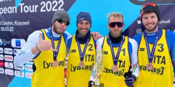 Snow volley: TeamIta di Amorosi, Di Risio, Geromin e Camozzi è bronzo in Turchia