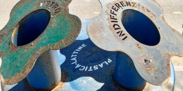 Salsedine e ganci rotti, i nuovi cestini per la differenziata di San Salvo Marina sono già da riparare