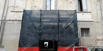 Al via il cantiere di restauro dell’antico portale di Palazzo Vergilj