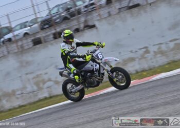 Supermoto, Marchesano 2° a Binetto e in testa alla classifica del Trofeo Centro-Sud Italia