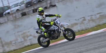 Supermoto, Marchesano 2° a Binetto e in testa alla classifica del Trofeo Centro-Sud Italia