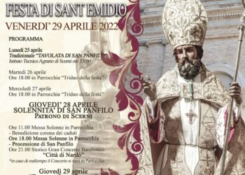 A Scerni tornano le celebrazioni per le feste patronali: il 25 aprile la tavolata di San Panfilo