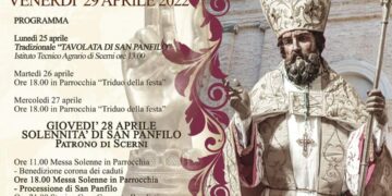 A Scerni tornano le celebrazioni per le feste patronali: il 25 aprile la tavolata di San Panfilo