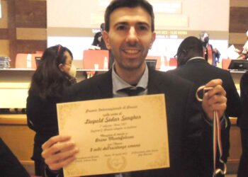 Il poeta frentano Bruno Montefalcone premiato al “Sédar Senghor” di Roma