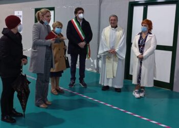 Nella palestra Centofanti-Natale il ricordo delle vittime del sisma