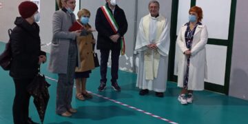 Nella palestra Centofanti-Natale il ricordo delle vittime del sisma