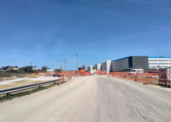 In viale Germania una nuova rotatoria per l’ingresso al polo Amazon