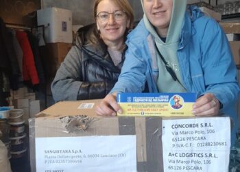 Lanciano, i dipendenti della Sangritana a sostegno alla popolazione ucraina