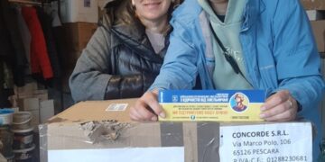 Lanciano, i dipendenti della Sangritana a sostegno alla popolazione ucraina