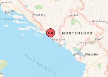 Scossa di terremoto di magnitudo 6.0 in Bosnia ed Erzegovina avvertita anche in Italia