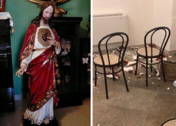 Atto vandalico nell’antica chiesa di San Nicola: distrutta statua di Gesù