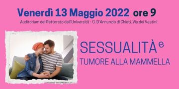 Tumore al seno, terapie e sessualità, il 13 maggio a Chieti il convegno della Sipo