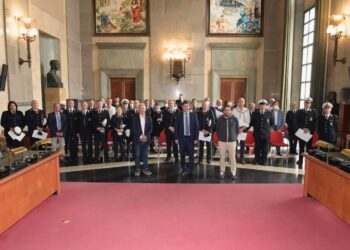 San Salvo, la Regione premia la polizia locale: benemerenza per otto agenti per l’impegno nella gestione della pandemia