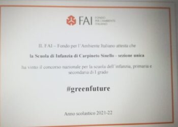 Concorso nazionale #greenfuture, il Fai premia la scuola dell’infanzia di Carpineto