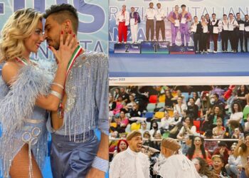 Danza sportiva, i BozzyBro’ trionfano: sono campioni italiani di salsa shine duo