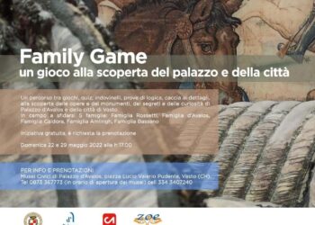 A Palazzo d’Avalos doppio appuntamento con un gioco per le famiglie