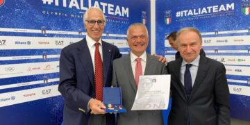 Fip Abruzzo: il presidente Di Girolamo insignito della Stella d’Oro del Coni