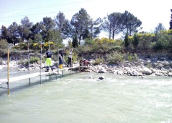 Madonna di Canneto, costruito il ponte provvisorio per la processione
