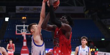 Il talento dell’Unibasket Kadjividi alla Next Gen con l’Olimpia Milano