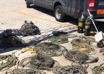 Reti abusive al largo di Fossacesia sequestrate dai sommozzatori della guardia di finanza