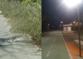 Via Verde croce e delizia: illuminata l’ex stazione, ma la pista è invasa dall’erbaccia