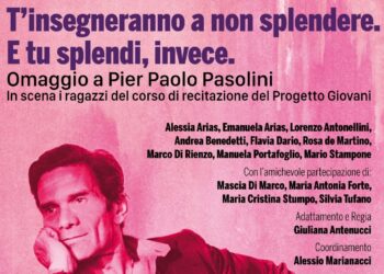 Pasolini “vive” sul palco del Rossetti: il 14 giugno il debutto degli allievi del corso di teatro del Progetto Giovani