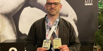 Di Nella continua a fare incetta di medaglie: argento e bronzo ai campionati italiani di Bjj