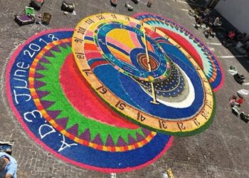 A Roccascalegna torna l’Infiorata: forme e colori di una devozione antica
