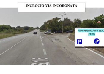 Parcheggi, corsie pedonali, fermate delle navette e sosta delle bici: i luoghi del Jova beach party