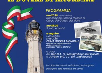 “Il dovere di ricordare”, l’Anmi Vasto celebra la Festa della Marina