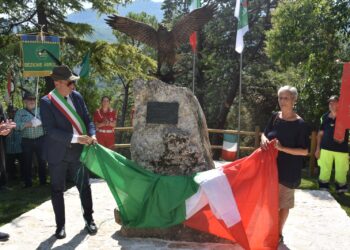 Villa Santa Maria, inaugurato il Monumento agli Alpini intitolato al capitano Mario Giordano