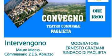 Zes, a Paglieta il convegno sullo sviluppo delle aree nella Val di Sangro