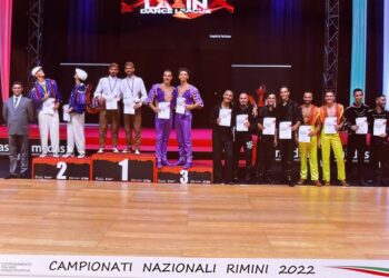 Danza sportiva, i fratelli Davide e Nicola Bozzelli campioni italiani di salsa shine duo