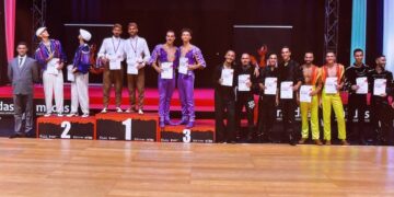 Danza sportiva, i fratelli Davide e Nicola Bozzelli campioni italiani di salsa shine duo